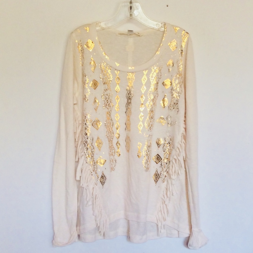 New Billabong Big Girls Fringe Top
